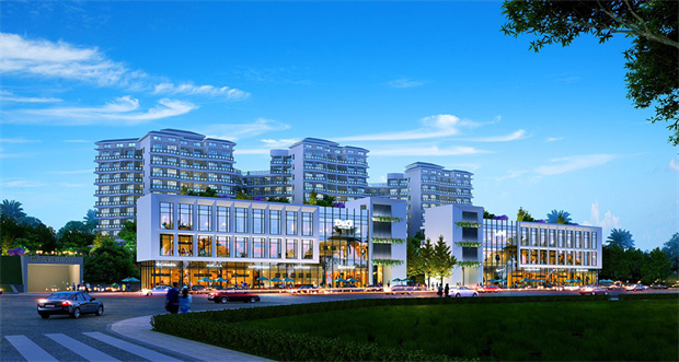三亚星港在售户型：商铺和住宅，总价 105万/套起